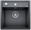 Evier en silgranit® puradur® Blanco Dalago 518530 couleur anthracite 505x500 avec 1 cuve vidage manuel