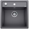 Evier en silgranit® puradur® Blanco Dalago 518849 couleur gris rocher 505x500 avec 1 cuve vidage manuel
