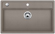  Evier en silgranit® puradur® Blanco Dalago 517323 couleur tartufo 815x510 avec 1 cuve vidage manuel