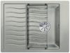  Evier en silgranit® puradur® Blanco Elon 524827 couleur gris perle 650x500 avec 1 cuve vidage automatique