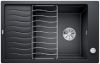 Evier en silgranit® puradur® Blanco Elon 524834 couleur anthracite 780x500 avec 1 cuve vidage manuel