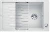 Evier en silgranit® puradur® Blanco Elon 524838 couleur blanc 780x500 avec 1 cuve vidage manuel