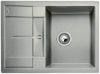  Evier en silgranit® puradur® Blanco Metra 520569 couleur gris perle 680x500 avec 1 cuve vidage automatique