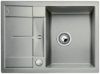 Evier en silgranit® puradur® Blanco Metra 520570 couleur gris perle 680x500 avec 1 cuve vidage manuel