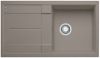  Evier en silgranit® puradur® Blanco Metra 517350 couleur tartufo 860x500 avec 1 cuve vidage automatique