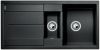 Evier en silgranit® puradur® Blanco Metra 513239 couleur anthracite 1000x500 avec 1 cuve vidage automatique