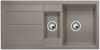 Evier en silgranit® puradur® Blanco Metra 517356 couleur tartufo 1000x500 avec 1 cuve vidage automatique