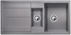 Evier en silgranit® puradur® Blanco Metra 513231 couleur alumétallic 1000x500 avec 1 cuve vidage automatique