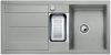 Evier en silgranit® puradur® Blanco Metra 520577 couleur gris perle 1000x500 avec 1 cuve vidage manuel