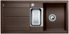 Evier en silgranit® puradur® Blanco Metra 515045 couleur café 1000x500 avec 1 cuve vidage manuel