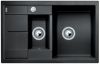 Evier en silgranit® puradur® Blanco Metra 513473 couleur anthracite 780x500 avec 1 cuve vidage manuel
