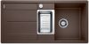 Evier en silgranit® puradur® Blanco Metra 519120 couleur café 990x490 avec 1 cuve vidage manuel