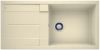  Evier en silgranit® puradur® Blanco Metra 515745 couleur jasmin 1000x500 avec 1 cuve vidage automatique
