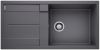  Evier en silgranit® puradur® Blanco Metra 518882 couleur gris rocher 1000x500 avec 1 cuve vidage automatique