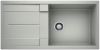  Evier en silgranit® puradur® Blanco Metra 520582 couleur gris perle 1000x500 avec 1 cuve vidage automatique