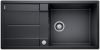 Evier en silgranit® puradur® Blanco Metra 519150 couleur anthracite 990x490 avec 1 cuve vidage manuel