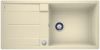 Evier en silgranit® puradur® Blanco Metra 516523 couleur jasmin 990x490 avec 1 cuve vidage manuel
