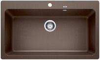  Evier en silgranit® puradur® Blanco Naya 521820 couleur café 860x510 avec 1 cuve vidage automatique
