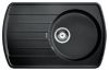 Evier en silgranit® puradur® Blanco Rondoval 515772 couleur anthracite 780x500 avec 1 cuve vidage automatique