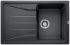 Evier en silgranit® puradur® Blanco Sona 520876 couleur anthracite 780x500 avec 1 cuve vidage automatique