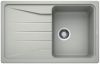  Evier en silgranit® puradur® Blanco Sona 520879 couleur gris perle 780x500 avec 1 cuve vidage automatique
