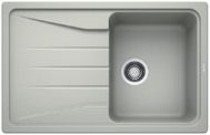  Evier en silgranit® puradur® Blanco Sona 520879 couleur gris perle 780x500 avec 1 cuve vidage automatique