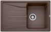 Evier en silgranit® puradur® Blanco Sona 520884 couleur café 780x500 avec 1 cuve vidage automatique