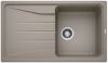  Evier en silgranit® puradur® Blanco Sona 520892 couleur tartufo 860x500 avec 1 cuve vidage automatique