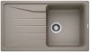 Evier en silgranit® puradur® Blanco Sona 520892 couleur tartufo 860x500 avec 1 cuve vidage automatique