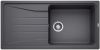 Evier en silgranit® puradur® Blanco Sona 520904 couleur gris rocher 1000x500 avec 1 cuve vidage automatique
