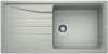  Evier en silgranit® puradur® Blanco Sona 520906 couleur gris perle 1000x500 avec 1 cuve vidage automatique