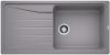 Evier en silgranit® puradur® Blanco Sona 520905 couleur alumétallic 1000x500 avec 1 cuve vidage automatique