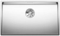 Vue 2 Evier Blanco Claron 700-U en inox satiné avec une grande cuve 1 Bac Sous plan avec vidage automatique