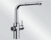 Mitigeur en inox Blanco Mitigeur + Douchette 525210 finition surface métallique couleur chrome