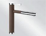  Mitigeur en inox Blanco Mitigeur + Douchette 518445 finition silgranit®-look bicolore couleur café