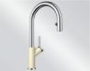 Mitigeur en inox Blanco Mitigeur + Douchette 521372 finition silgranit®-look bicolore couleur jasmin