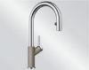 Mitigeur en inox Blanco Mitigeur + Douchette 521376 finition silgranit®-look bicolore couleur tartufo