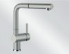 Mitigeur en inox Blanco Mitigeur + Douchette 520747 finition silgranit®-look couleur gris perle
