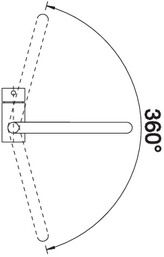 Plan Mitigeur en inox Blanco Mitigeur 517178 finition surface métallique couleur inox brossé