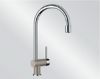 Mitigeur en inox Blanco Mitigeur + Douchette 517636 finition silgranit®-look bicolore couleur tartufo