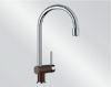 Mitigeur en inox Blanco Mitigeur + Douchette 514943 finition silgranit®-look bicolore couleur café
