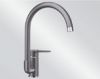 Mitigeur en inox Blanco Mitigeur 519729 finition silgranit®-look couleur alumétallic