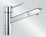  Mitigeur en inox Blanco Mitigeur + Douchette 517815 finition surface métallique couleur chrome Zenos-s