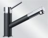 Mitigeur en inox Blanco Mitigeur + Douchette 525038 finition silgranit®-look bicolore couleur anthracite