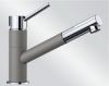Mitigeur en inox Blanco Mitigeur + Douchette 525042 finition silgranit®-look bicolore couleur tartufo