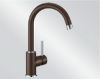 Mitigeur en inox Blanco Mitigeur 519423 finition silgranit®-look couleur café