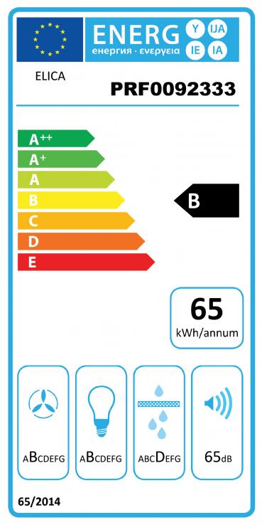 Vue 1 Hotte en non précisé Elica Hidden PRF0092333 couleur inox