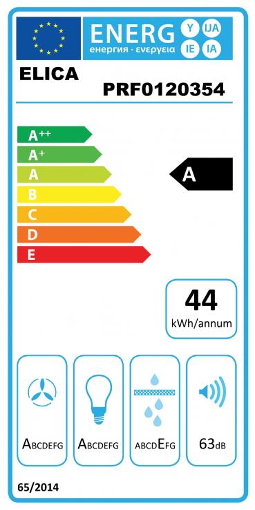 Vue 1 Hotte en non précisé Elica Easy PRF0120354 couleur inox