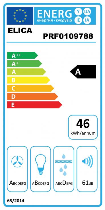 Vue 2 Hotte en non précisé Elica Glass Out PRF0109788 couleur inox et verre