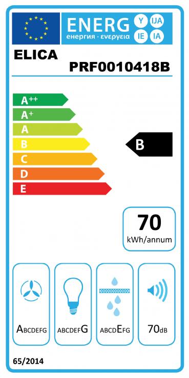 Vue 1 Hotte en non précisé Elica Sinfonia PRF0010418B couleur blanc